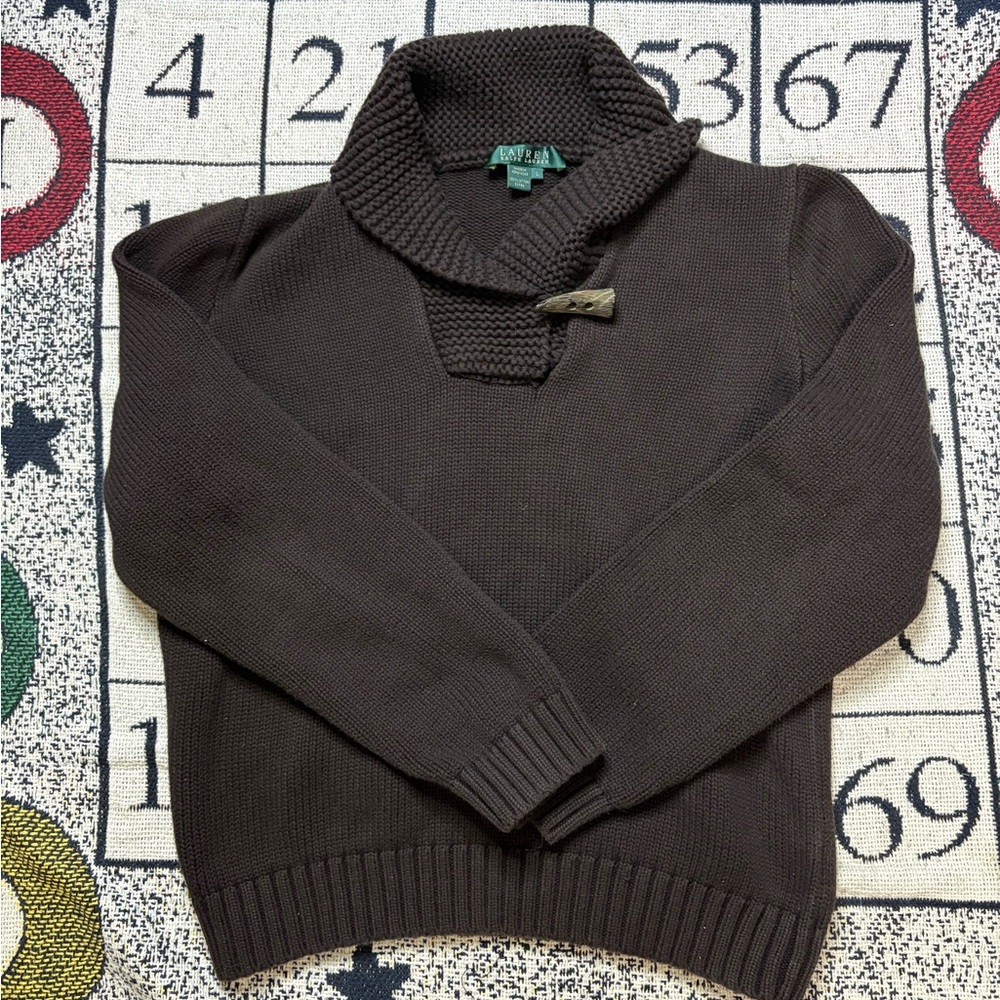 Brown Ralph Lauren Sweater, Women’s Large